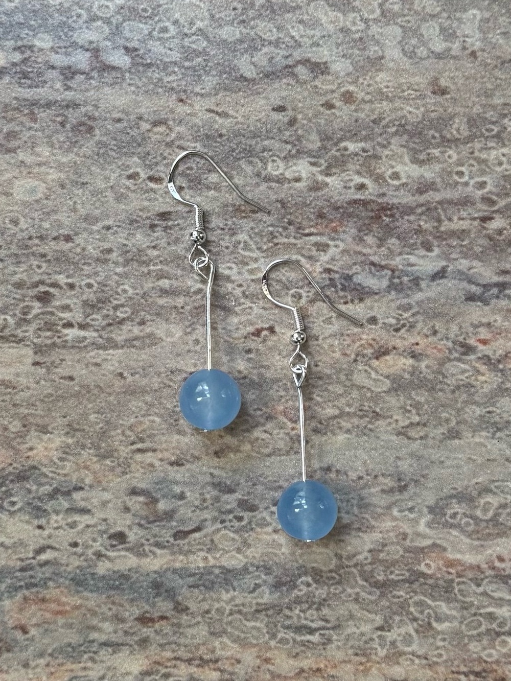NWOT Tuckernuck Blue Jade Earrings